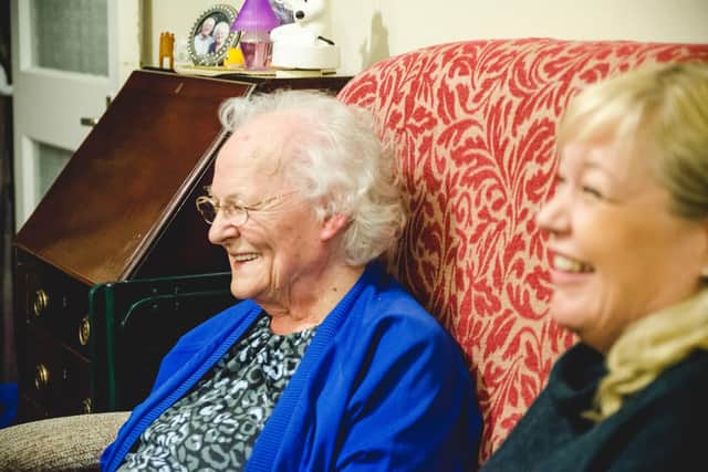 Befriender Julie Brice and Hazel Cole. Both of Doncaster. They met through B:Friend