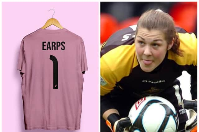 Doncaster firm Werkhaus has released its own version of Mary Earps' shirt (left).