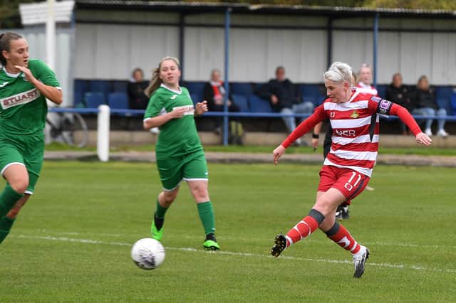 Belles captain Kirsty Smith in action earlier this season.