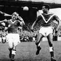 Munich air disaster hero Harry Gregg, left, made 99 appearances for Doncaster Rovers before joining Manchester United.
