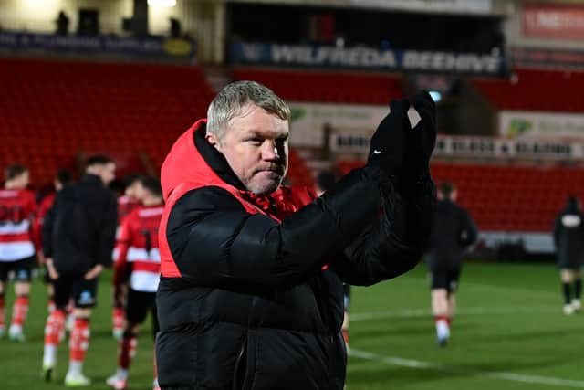 Doncaster Rovers boss Grant McCann had contrasting news on the injury front. (Picture by Howard Roe/AHPIX.com;Football)