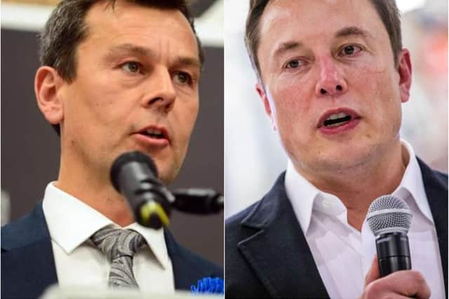 Nick Fletcher is calling on Elon Musk to open a factory in Doncaster. (Photo: Getty).
