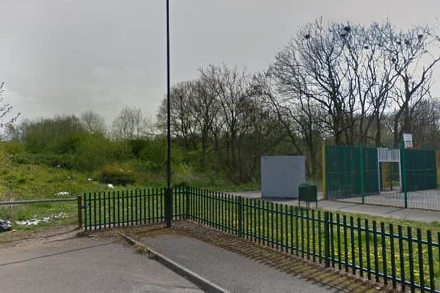 The land off Woodfield Road in Balby where the proposed forest school would be