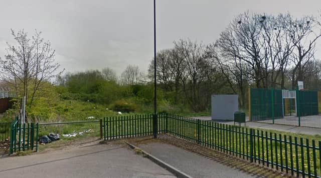 The land off Woodfield Road in Balby where the proposed forest school would be