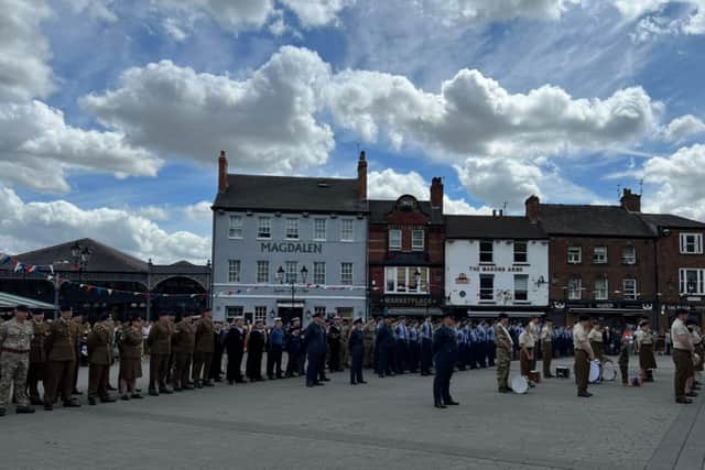 Doncaster came together to mark Armed Forces Day. (Photo: Doncaster Council).