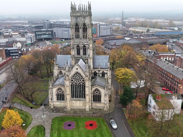 Doncaster fell silent to pay its respects.