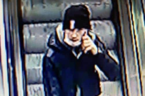 Do you recognise this man that police would like to speak to?