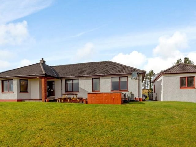 This four bed property boasts amazing coastal views, as well as the spectacular mountains of Wester Ross and the Torridons. Described as an "ideal home". Available for offers in the region of 270,000 GBP