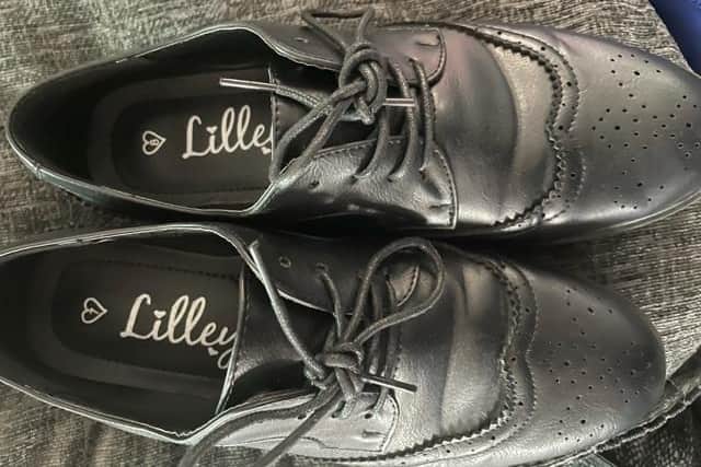 Ruby's mum claims her daughter was given a pair of odd shoes to wear by the school.