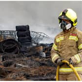 Members of the public are being urged to pay tribute to emergency services who have been battling the Ranskill fire for more than a week.