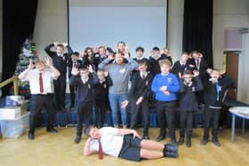 Pupils enjoying a previous careers session