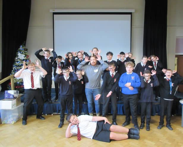 Pupils enjoying a previous careers session