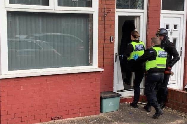 Police have been carrying out raids across Doncaster.