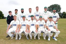 Hatfield Town Cricket Club. Back (l-r) Owen Young, Greg Fairhurst, Antony Garrigan, Luke Cockburn, Connah Pattison, Alec Elliott and James Stewart. Front (l-r) Phil Fletcher, Ellis Pattison, James Winstanley, Blake Blythe and Arron Horsfield.