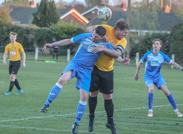 Action from Armthorpe Welfare Development's win over Epworth Town Colts Blues. Photo: Steve Pennock