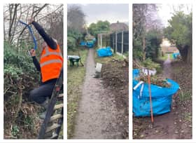 Volunteers are being sought to help keep the area looking tidy.