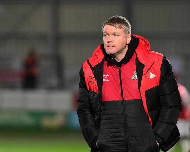 Grant McCann saw his side concede a late equaliser at Salford. (Picture:Andrew Roe/AHPIX LTD).