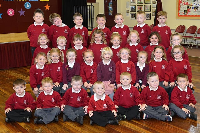 The Class 2 reception pupils at West View Primary School. Recognise any of them?