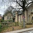 A front view of the building that's for sale in the leafy village of High Melton.