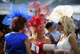 Ladies Day at Doncaster Racecourse.