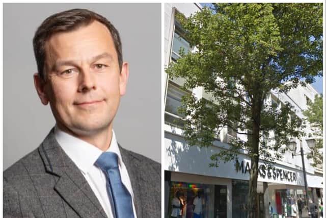 Doncaster Tory MP Nick Fletcher has blamed the closure of Marks and Spencer on Doncaster Mayor Ros Jones.
