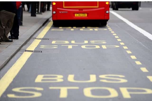 Bus emissions data is measured by the equivalent amount of oil the journeys would have produced