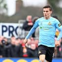 Picture by Howard Roe/AHPIX.com;Football;
FA Cup;2nd Round;
Kettering Town v Doncaster Rovers ;
01/12/2024  KO 12.00 pm; Latimer Park
Doncasters'  George Broadbent