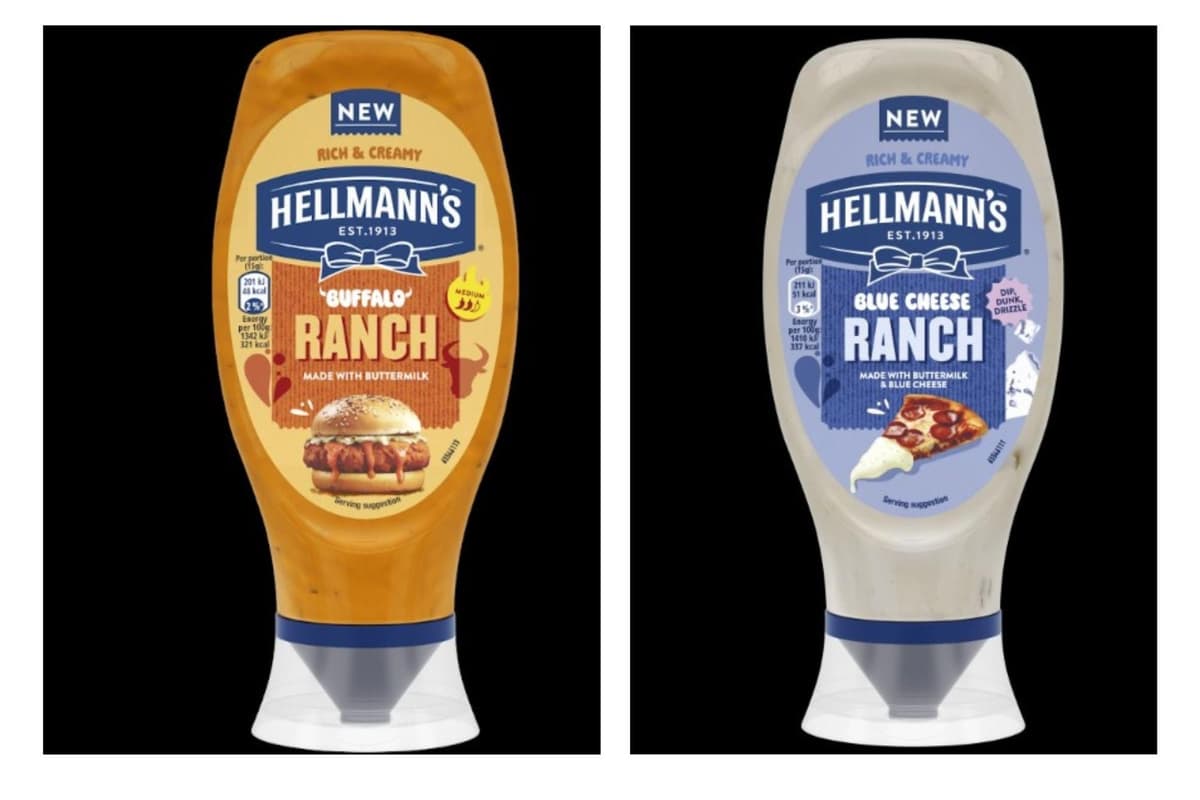 M Ranch Sauces Hellmann’s launches two new ranch sauces – blue cheese and buffalo