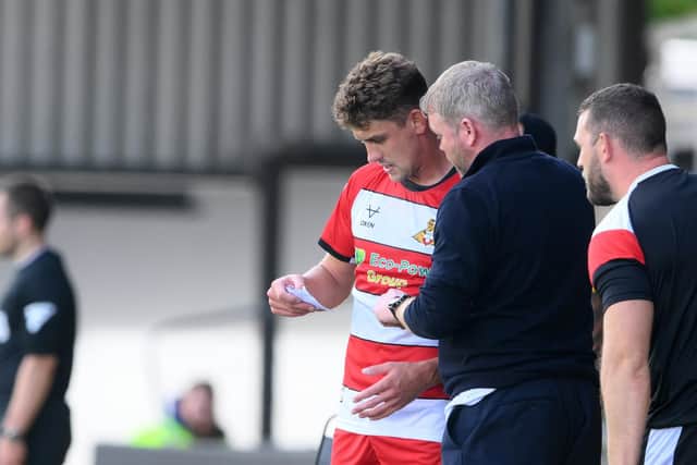 Doncaster Rovers boss Grant McCann changes tactics in the defeat to Newport County.