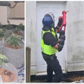 Police found cannabis plants and £5,000 cash during police raids in Doncaster.