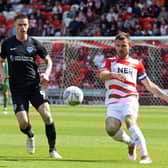 Andy Butler in action for Rovers.