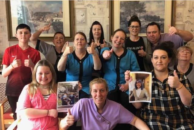 The staff at Anchor House care home in Doncaster