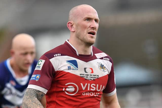 Sam Smeaton scored for the Dons in their defeat at Toulouse. Picture: Howard Roe/AHPIX.com