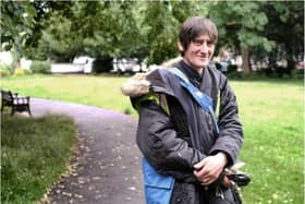 Big Issue seller Will Connor. (Photo: Andrew Lynch).
