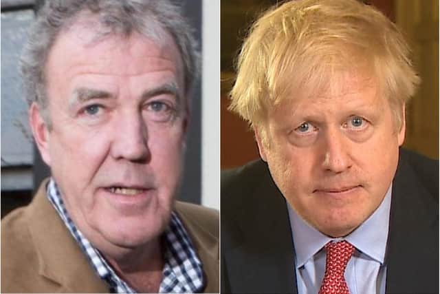 Jeremy Clarkson called Boris Johnson 'a talking teddy bear.'