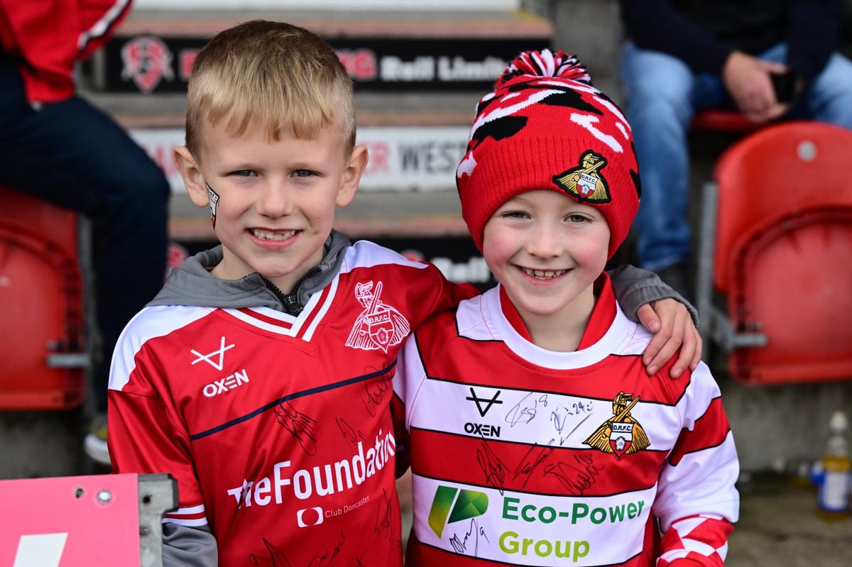 35 fantastic pictures of the Doncaster Rovers fans who watched the victory over Newport County