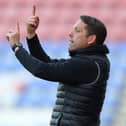 Wigan Athletic boss Leam Richardson. Photo by Lewis Storey/Getty Images