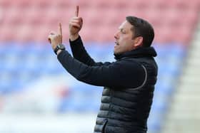 Wigan Athletic boss Leam Richardson. Photo by Lewis Storey/Getty Images