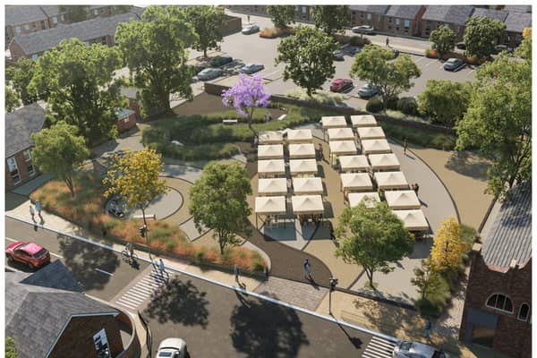 Goldthorpe is being transformed with a brand new market area.