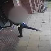 CCTV catches angry man throwing mayonnaise, bread and eggs at magistrates court
