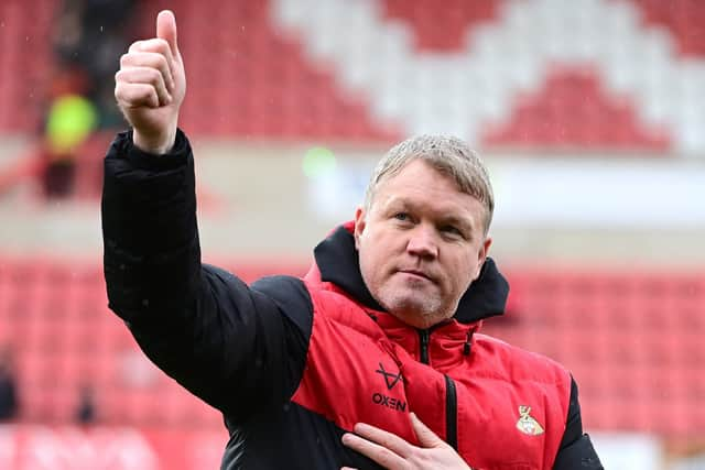 Doncaster Rovers manager Grant McCann. Picture:Andrew Roe/AHPIX LTD.