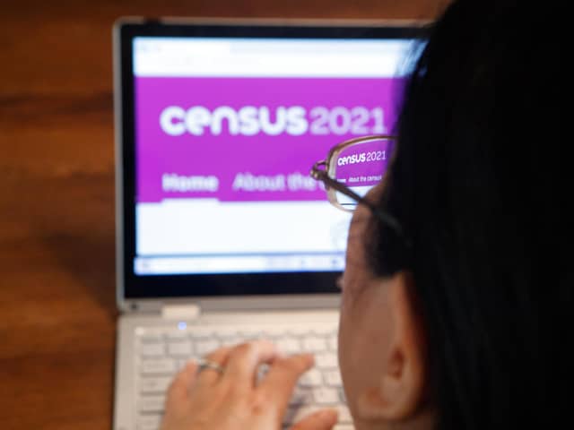 The census survey taken across England and Wales in March 2021