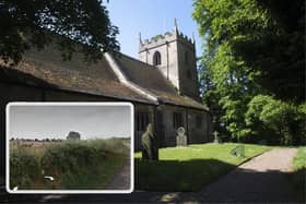 The village of Hooton Pagnell, and, inset, the nearby fields where an earth tremor is thought to have been centresd. Main Picture: National World. Inset picture: Google