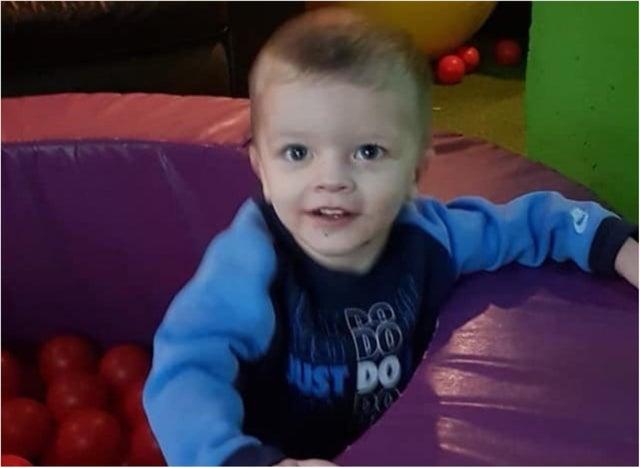 Pictured is toddler Keigan O'Brien, of Doncaster, who died of head injuries in January when he was just two-years-old.