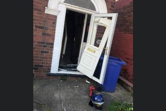 Police raided this house in Balby this morning
