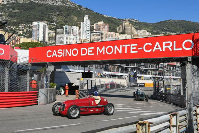 Even Sergison racing at Monaco