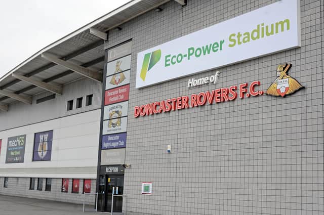 Eco-Power Stadium, the home of Doncaster Rovers