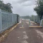 The gates at Guest Lane, Warmsworth