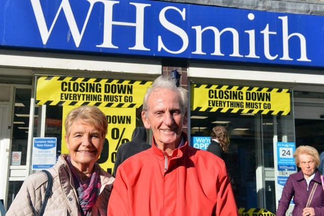 WH Smith's final day on King Street in 2020. Were you pictured?