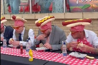 The sausage chomping championship.